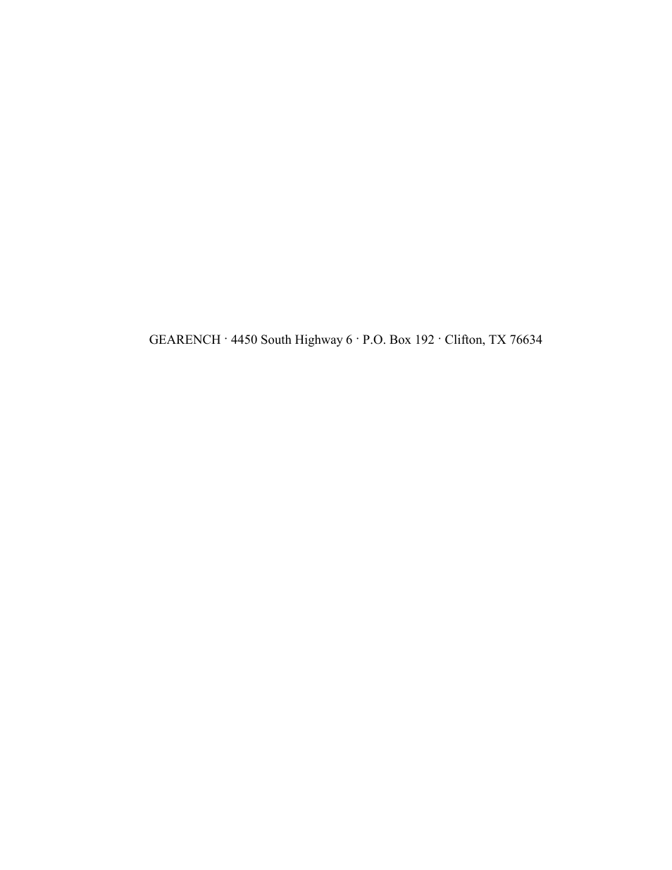 Warranty | GEARENCH FLA5000 PETOL Flange Lifter User Manual | Page 4 / 13