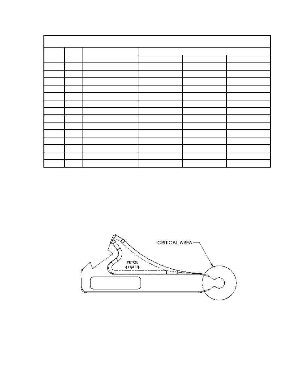 Non-destructive evaluation, Parts list | GEARENCH PETOL Slim Grip Tongs User Manual | Page 15 / 16