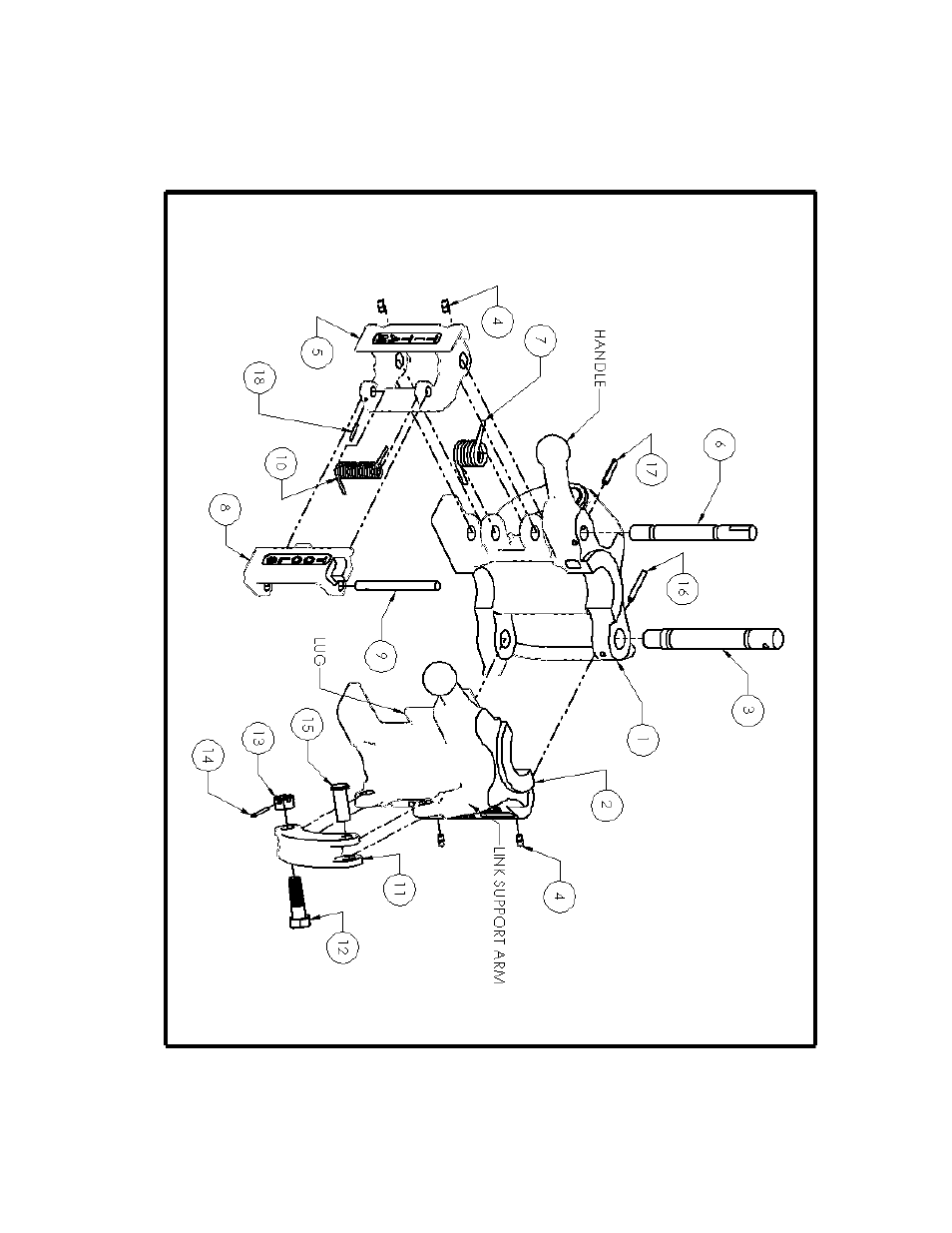 Assembly drawing | GEARENCH TEA035 TITAN Tubing Elevator User Manual | Page 11 / 16