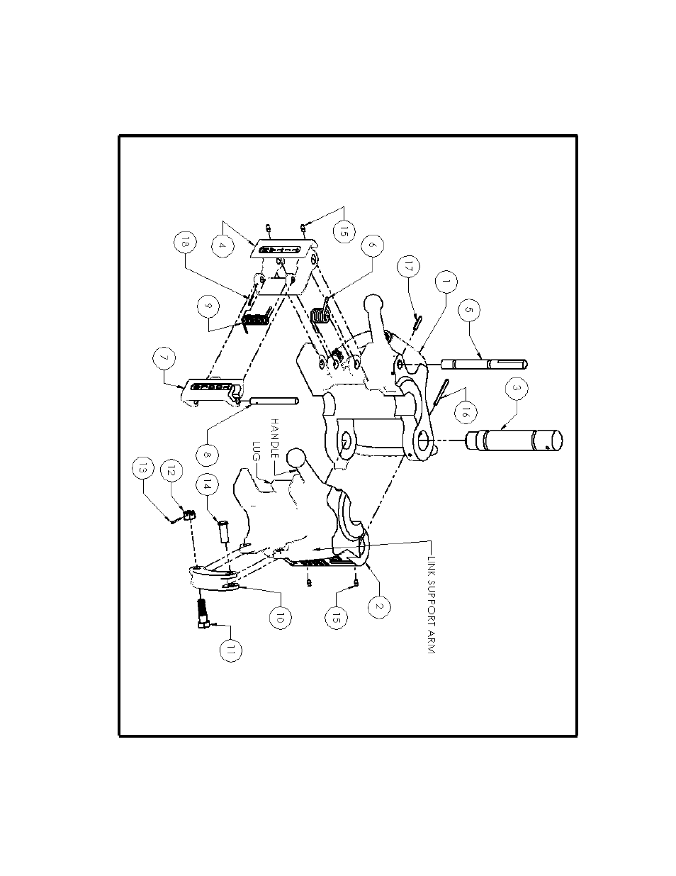 Assembly drawing | GEARENCH TEA100 TITAN Tubing Elevator User Manual | Page 11 / 16