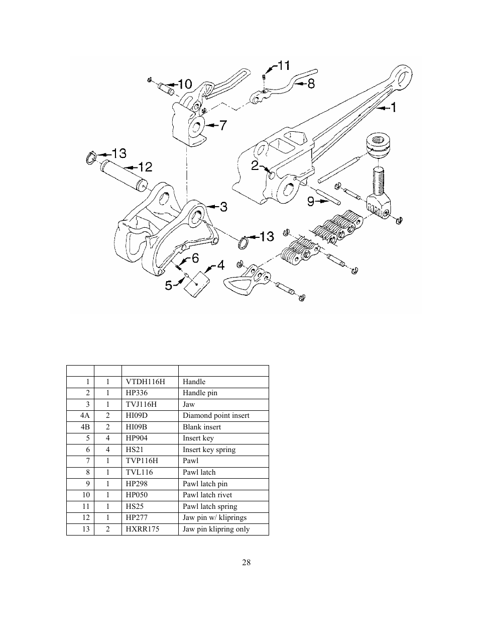 GEARENCH U116H PETOL HYDRA-TORK User Manual | Page 30 / 32