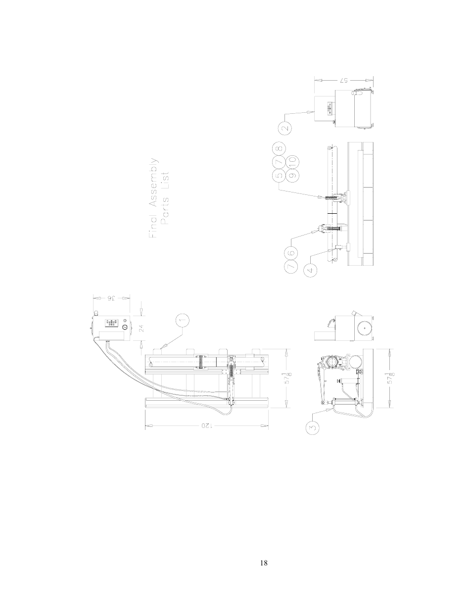 Final assembly parts list | GEARENCH U116H-023L PETOL HYDRA-TORK User Manual | Page 20 / 35