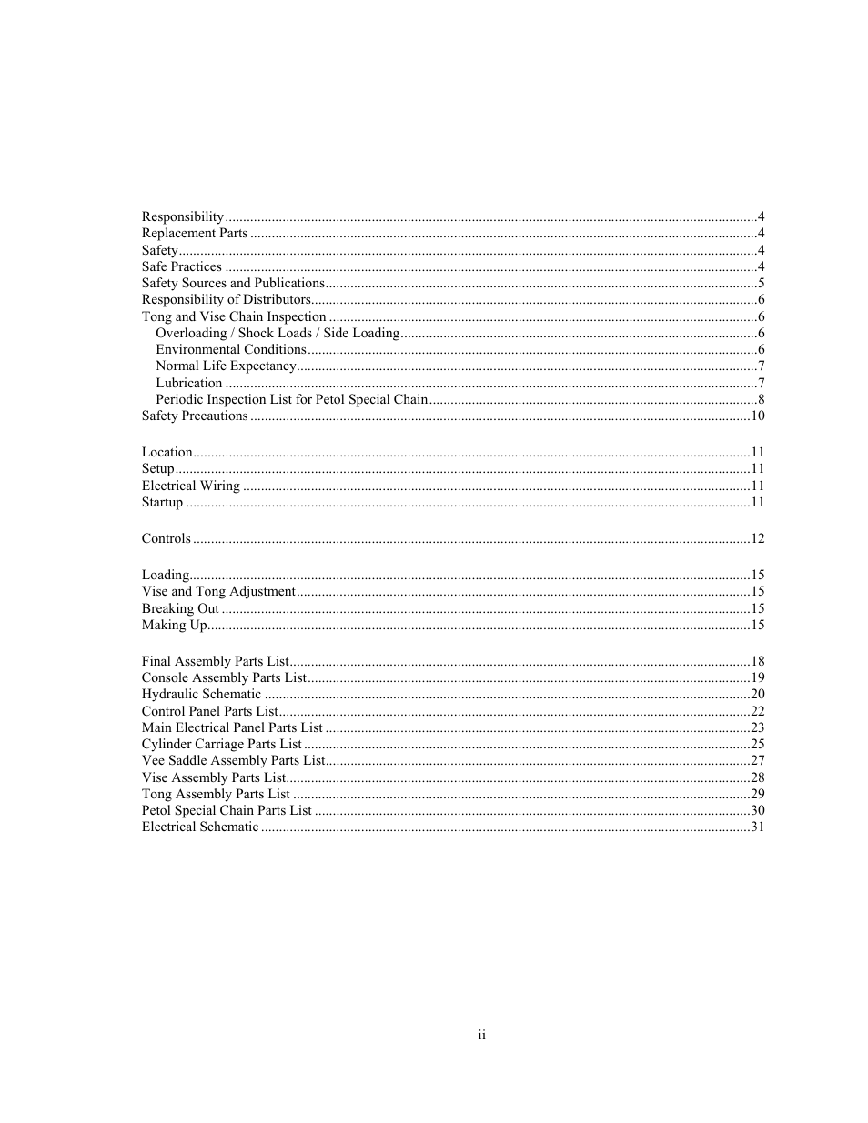 GEARENCH U116H-123 PETOL HYDRA-TORK User Manual | Page 2 / 33