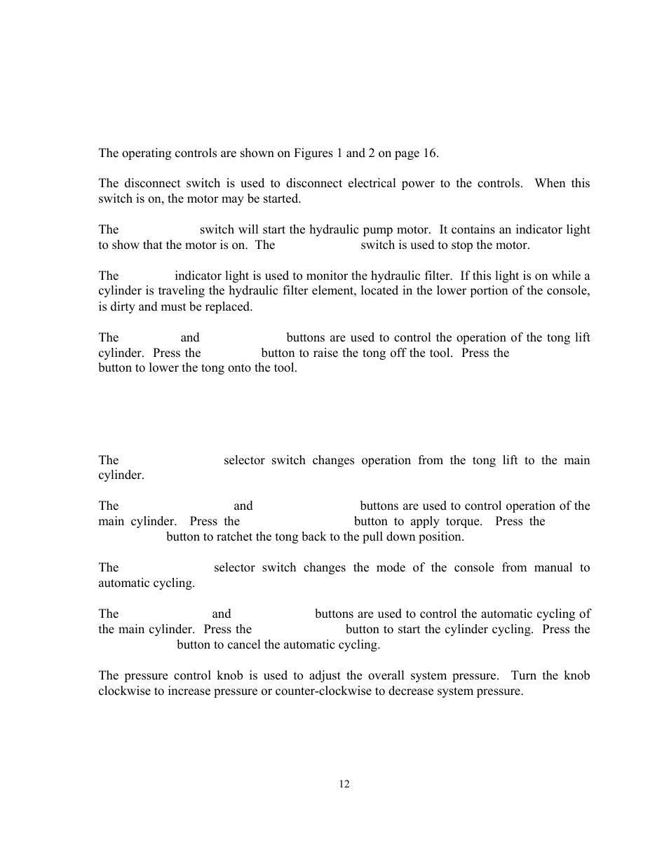 GEARENCH U116H-123S PETOL HYDRA-TORK User Manual | Page 14 / 35