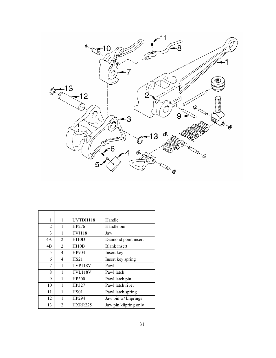 GEARENCH U118-123L PETOL HYDRA-TORK User Manual | Page 33 / 35