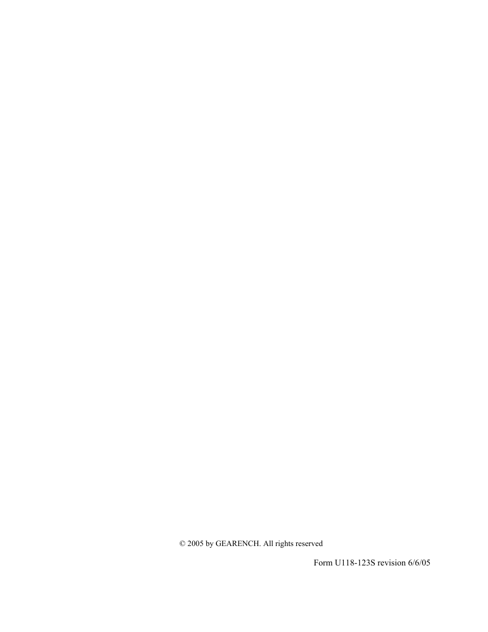 GEARENCH U118-123S PETOL HYDRA-TORK User Manual | 34 pages