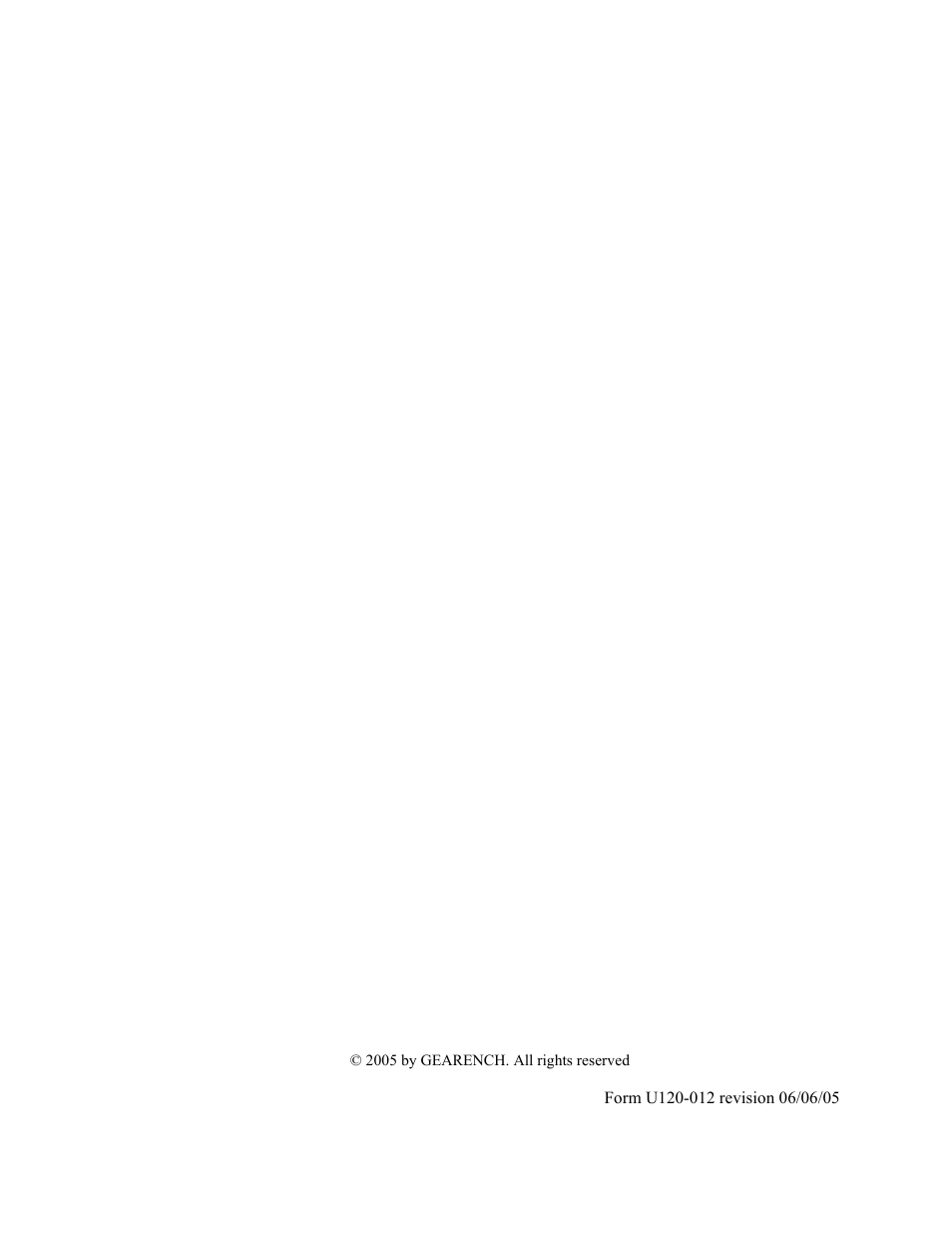 GEARENCH U120-12 PETOL HYDRA-TORK User Manual | 34 pages