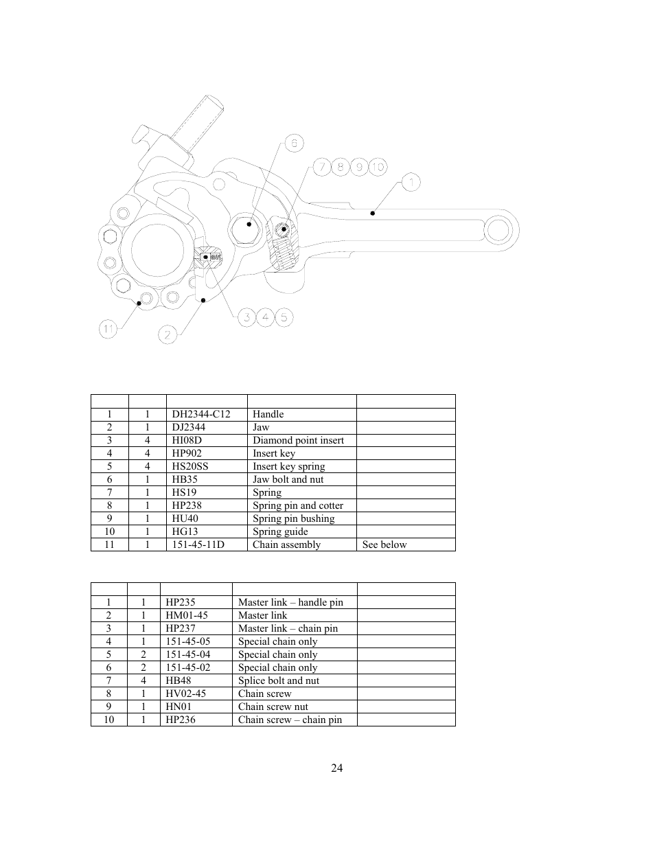 GEARENCH U6184T PETOL HYDRA-TORK User Manual | Page 24 / 25