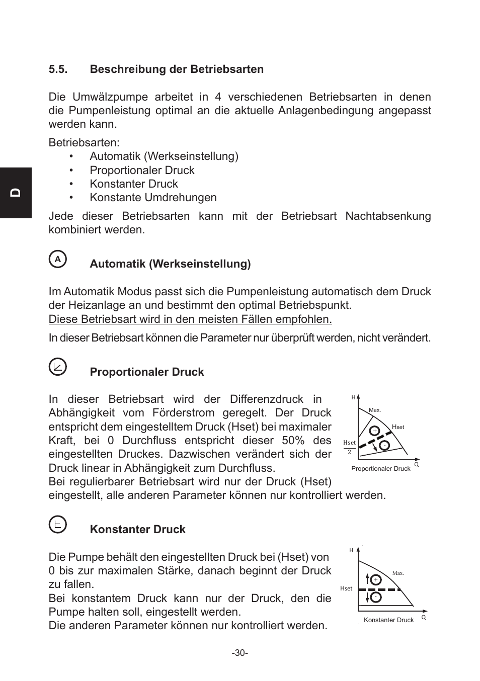 Rücksetzen der pumpe auf werkseinstellung | IMP Pumps NMT(D) SMART (C) User Manual | Page 30 / 56