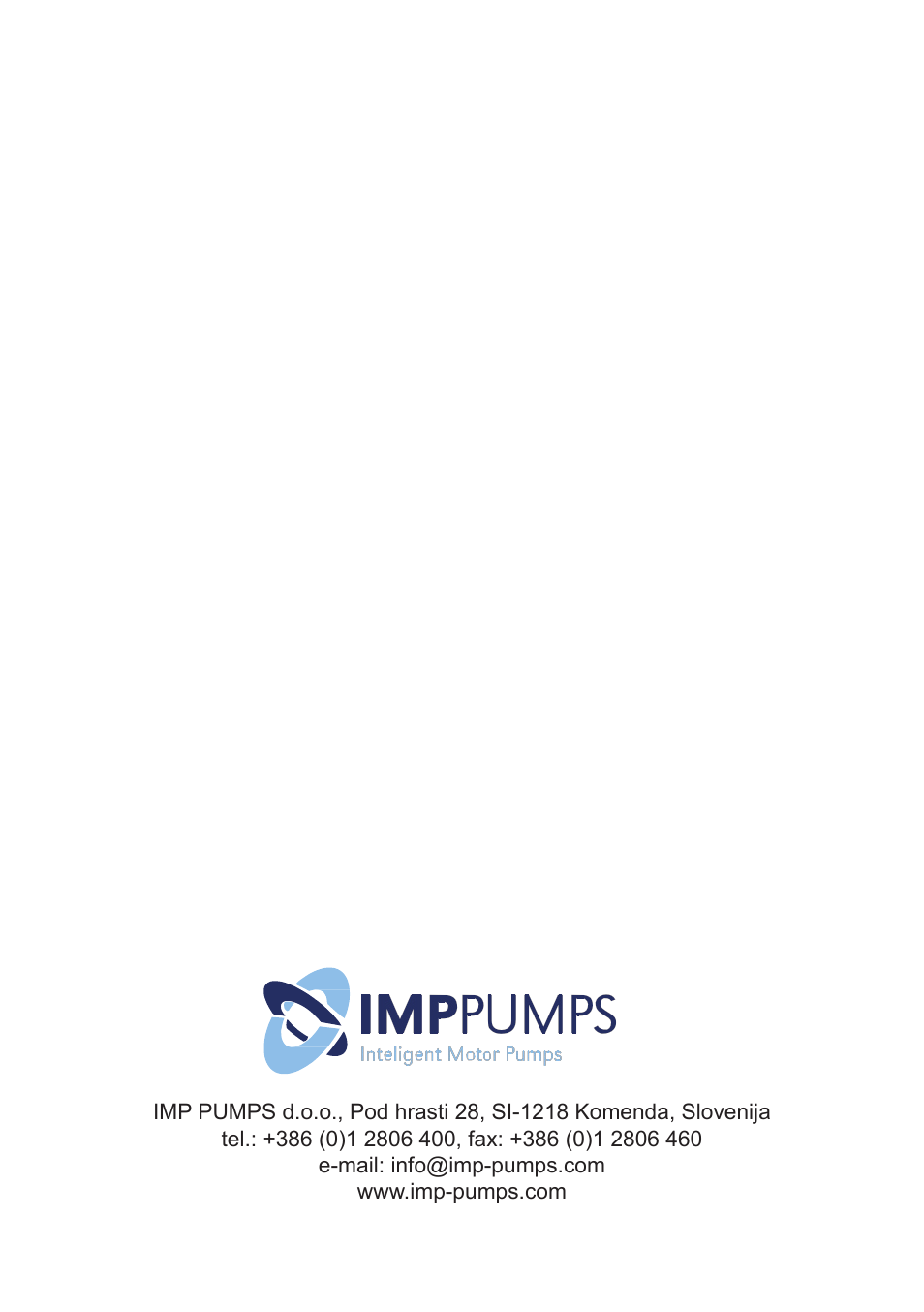 IMP Pumps NMT(D) SMART (C) User Manual | Page 56 / 56