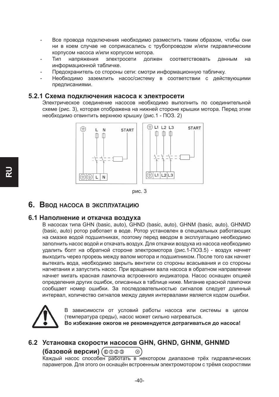 IMP Pumps GHN(M)(D)basic(auto) & SANbasic 40-100 flanges User Manual | Page 40 / 104