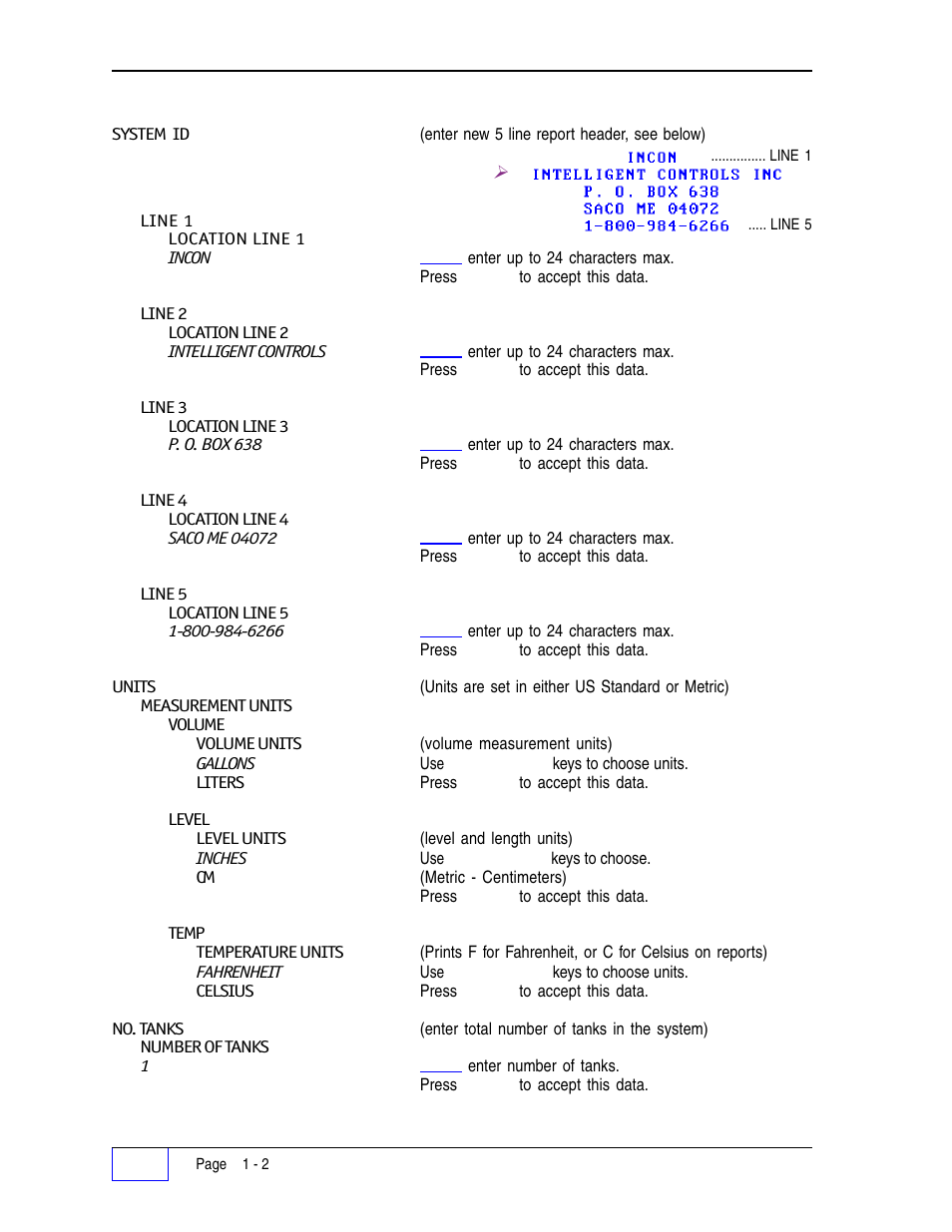 Franklin Fueling Systems Tank Sentinel (TS-1001, 2001, 504, 508 & 750) Setup Programming Guide User Manual | Page 18 / 184