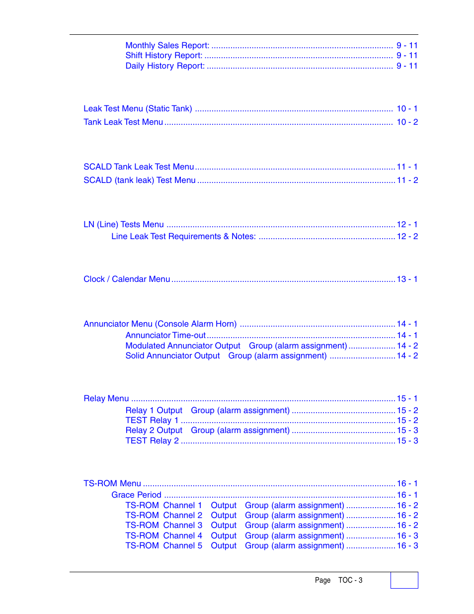 Franklin Fueling Systems Tank Sentinel (TS-1001, 2001, 504, 508 & 750) Setup Programming Guide User Manual | Page 5 / 184