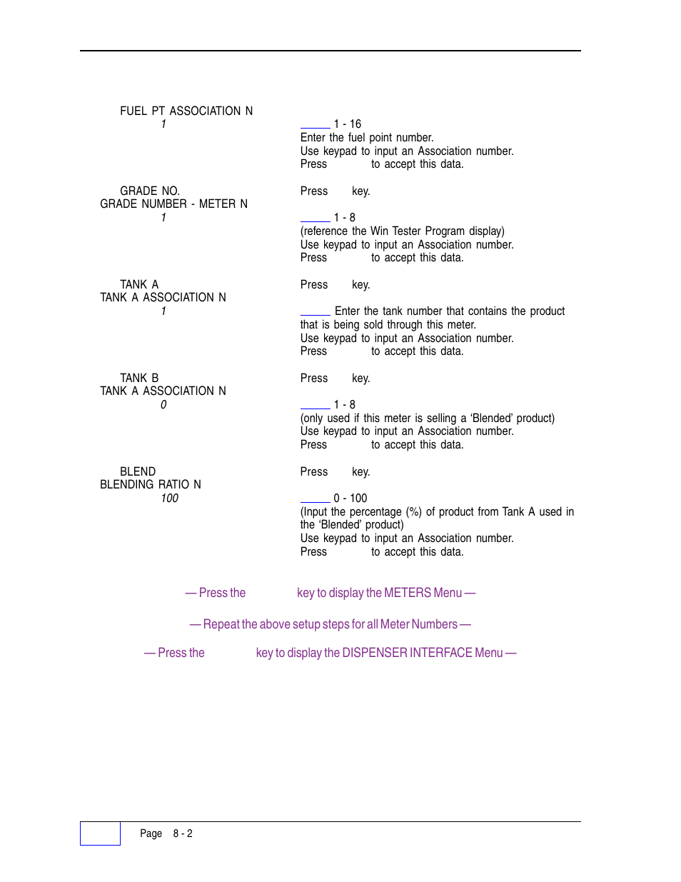 Dim menu (continued... from previous page) | Franklin Fueling Systems Tank Sentinel (TS-1001, 2001, 504, 508 & 750) Setup Programming Guide User Manual | Page 54 / 184