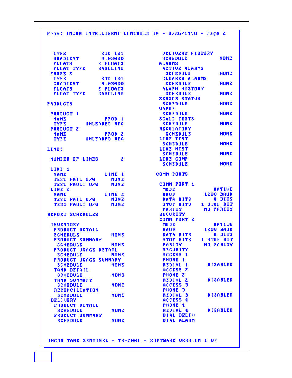 Franklin Fueling Systems Tank Sentinel (TS-1001, 2001, 504, 508 & 750) Operators Guide Rev. D User Manual | Page 59 / 100