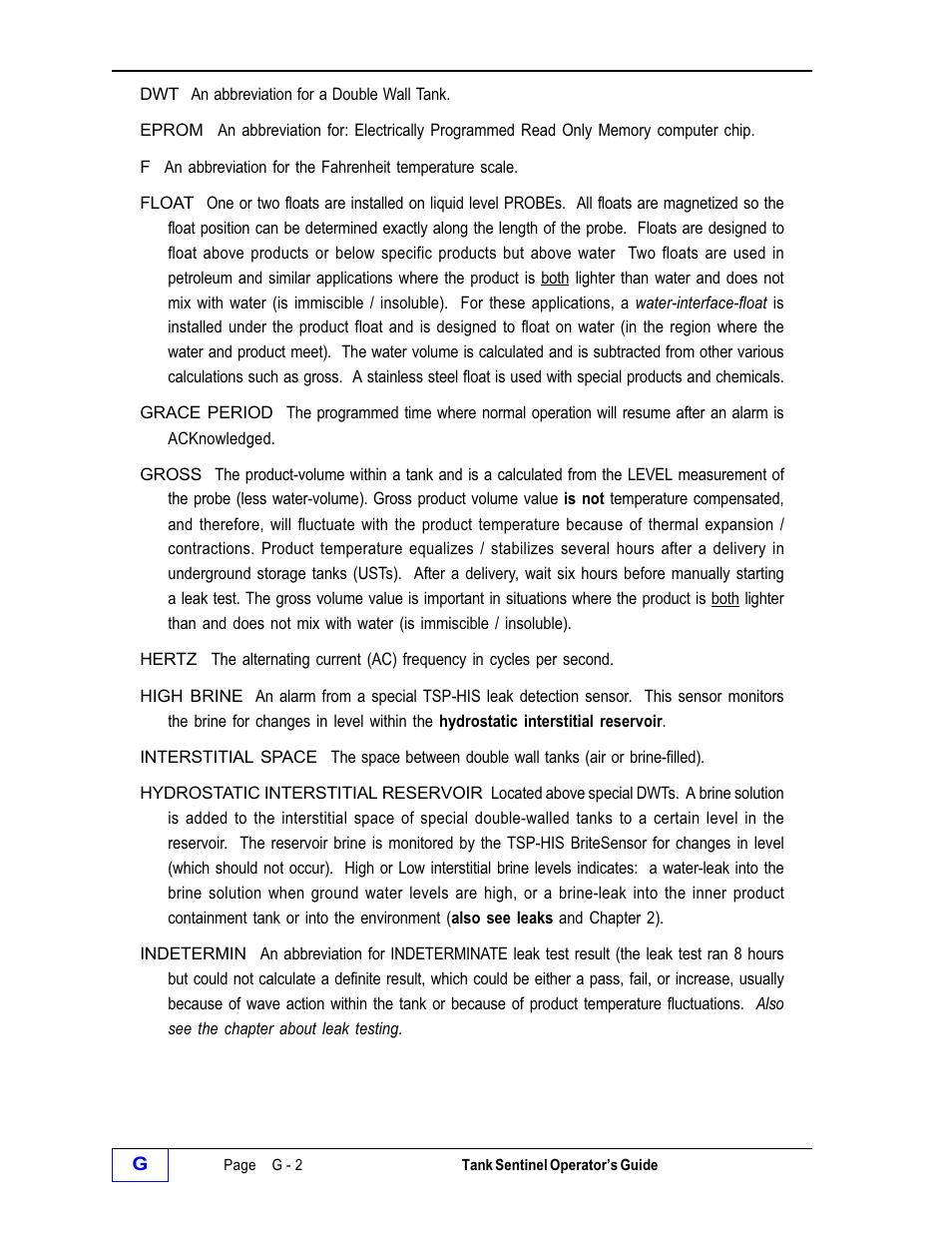 Franklin Fueling Systems Tank Sentinel (TS-1001, 2001, 504, 508 & 750) Operators Guide Rev. D User Manual | Page 94 / 100