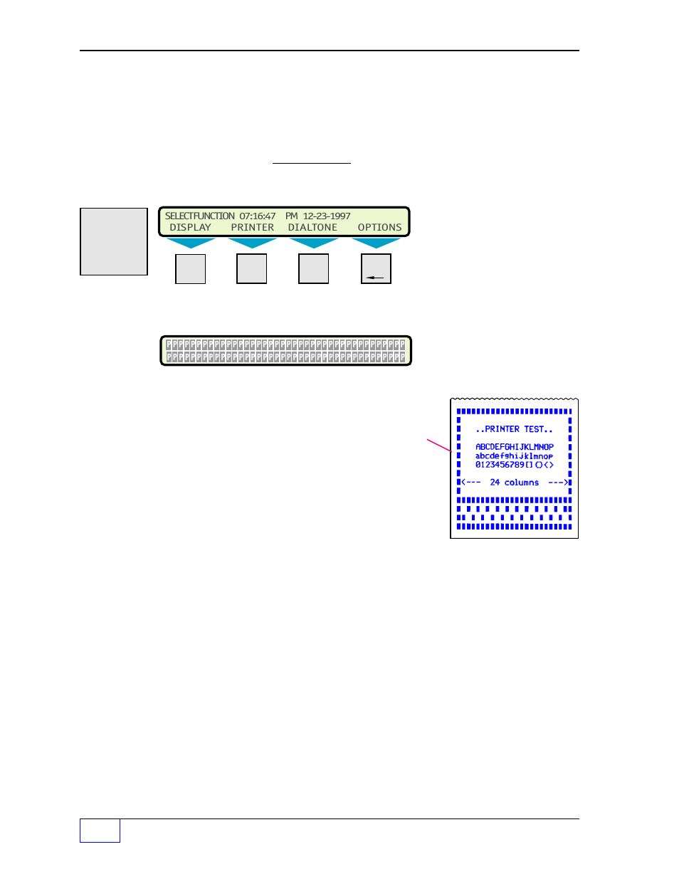 Report features 1, Check date &time 1, Check display, printer, or dialtone 1 | Check software & hardware options 1 | Franklin Fueling Systems Tank Sentinel (TS-1001, 2001, 504, 508 & 750) Operators Guide Rev. C User Manual | Page 20 / 100