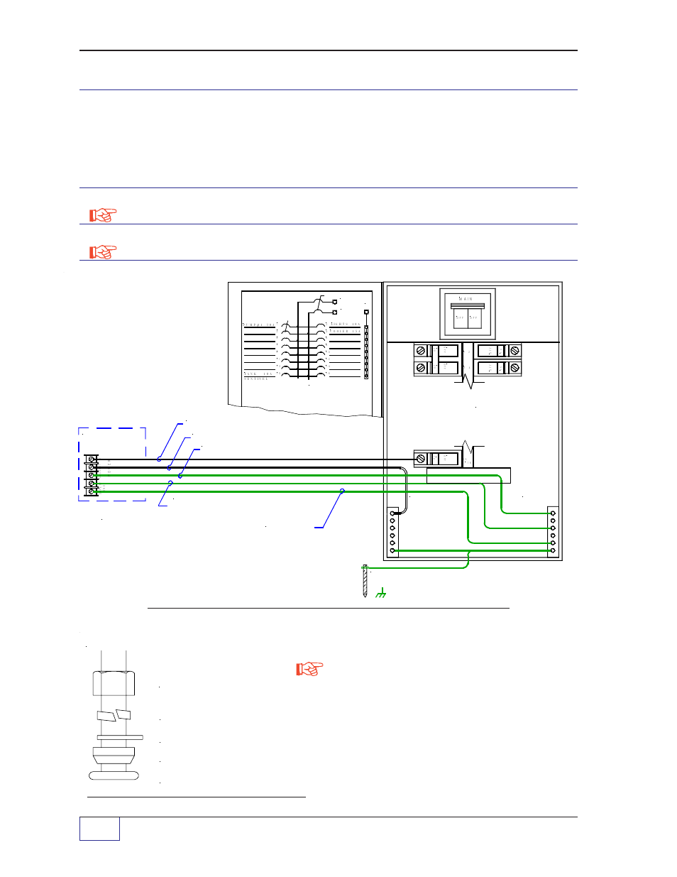 Figure 7-3c. ground stud, Page 7 - 6 tank sentinel, Installation guide | Franklin Fueling Systems Tank Sentinel (TS-1001, 2001, 504, 508 & 750) Installation User Manual | Page 49 / 98