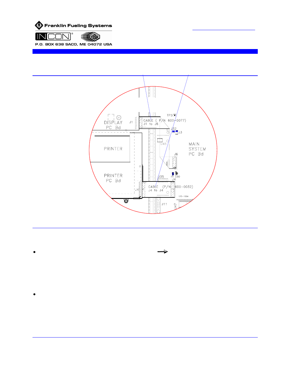 Franklin Fueling Systems TS-1001, BulkStik, AutoStik (except AutoStik II 8Ch) Ribbon Cable (P/N 600-0077 & 600-0032) User Manual | 1 page