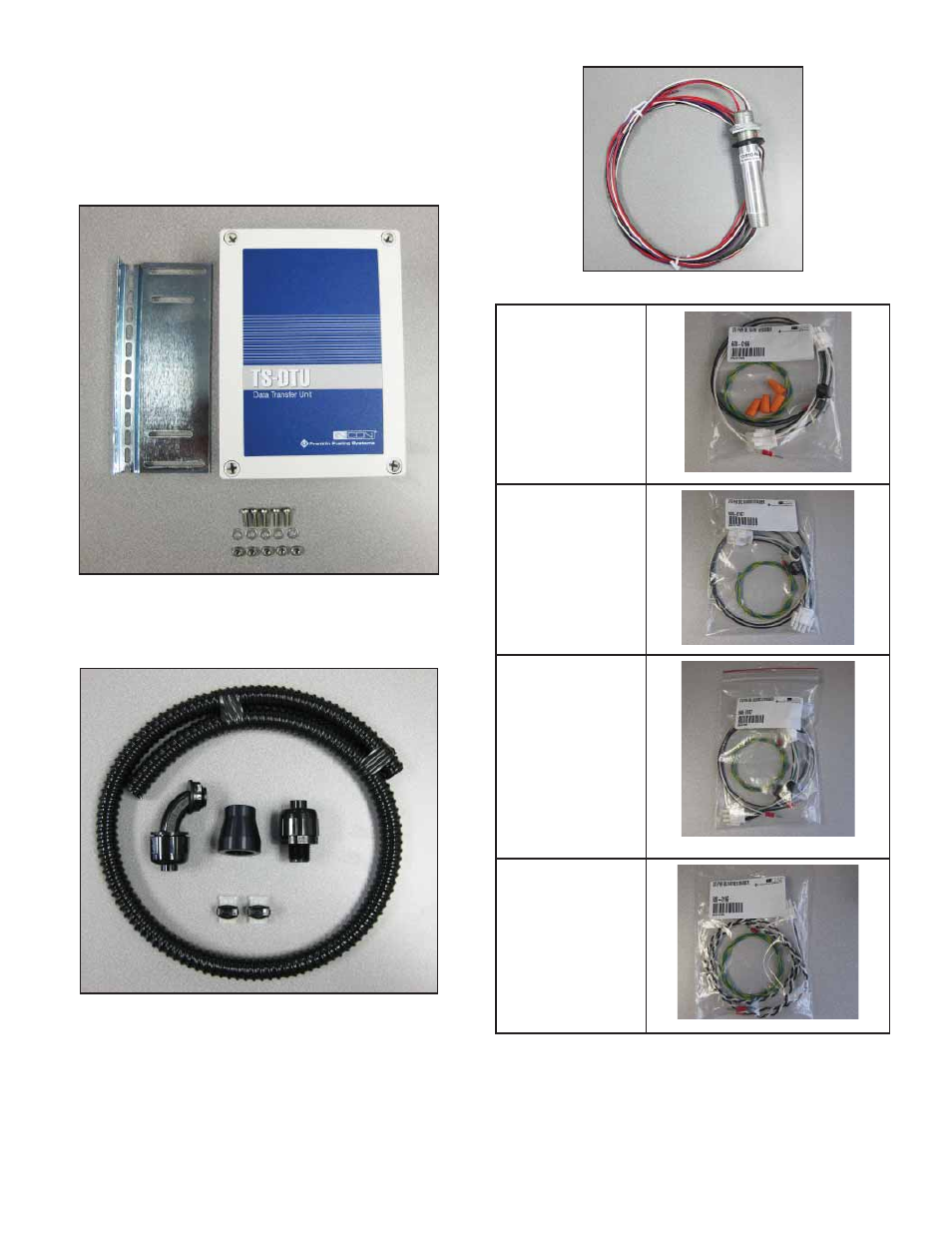 Specifi cations, Parts list | Franklin Fueling Systems TS-DTU Data Transfer Unit Dispenser Retrofit Manual User Manual | Page 5 / 40