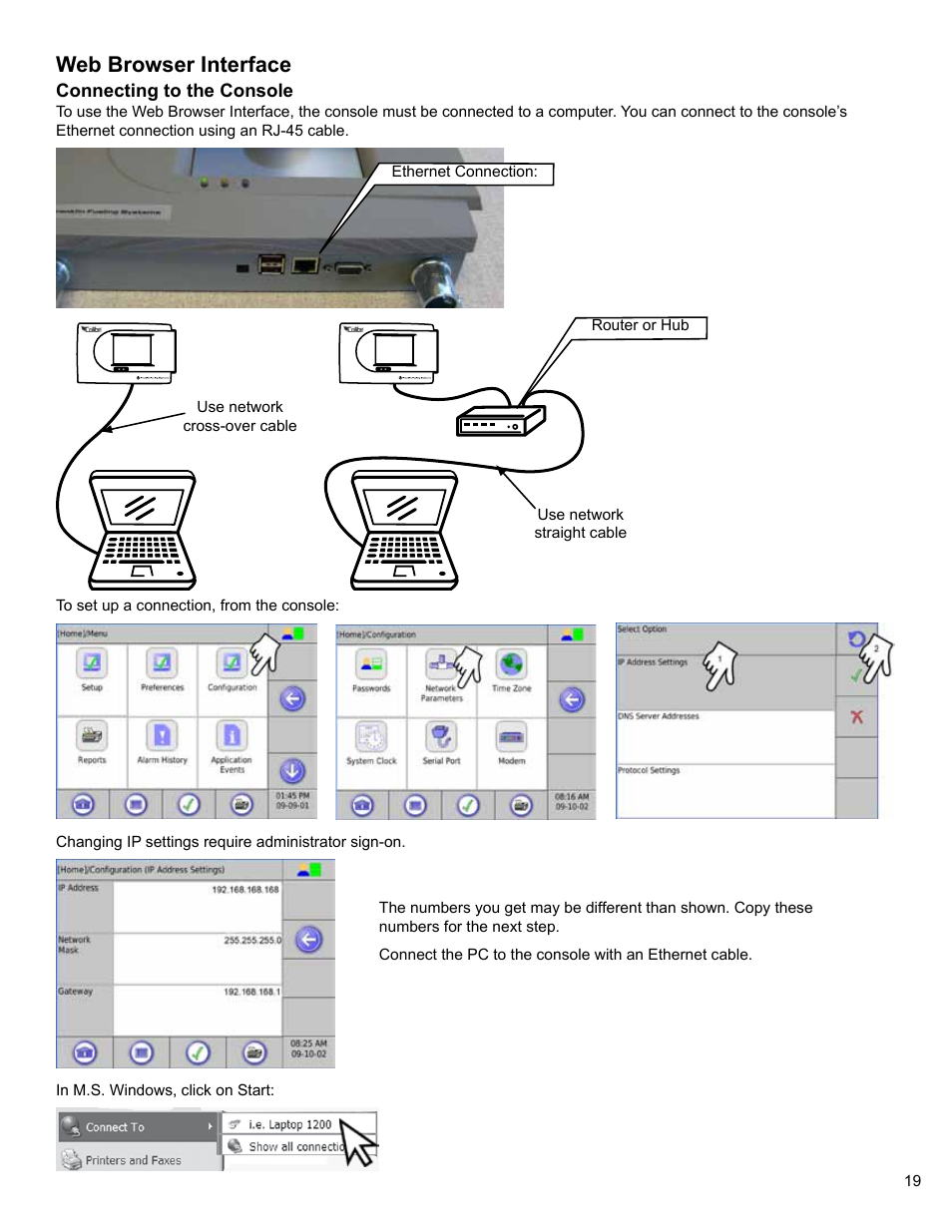 Web browser interface | Franklin Fueling Systems Colibri CL6 Setup and Operators Guide User Manual | Page 19 / 32