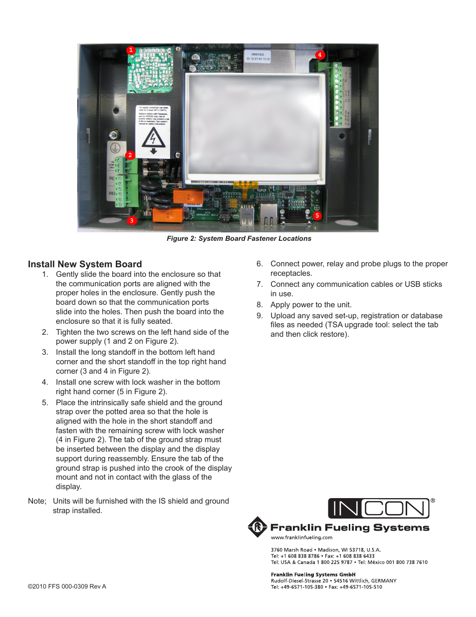 Franklin Fueling Systems Colibri System Board Replacement User Manual | Page 2 / 2