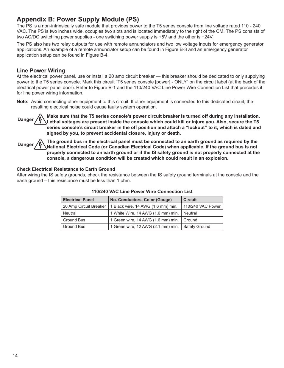 Appendix b: power supply module (ps) | Franklin Fueling Systems T5 Series Fuel Management System Installation Guide User Manual | Page 14 / 30