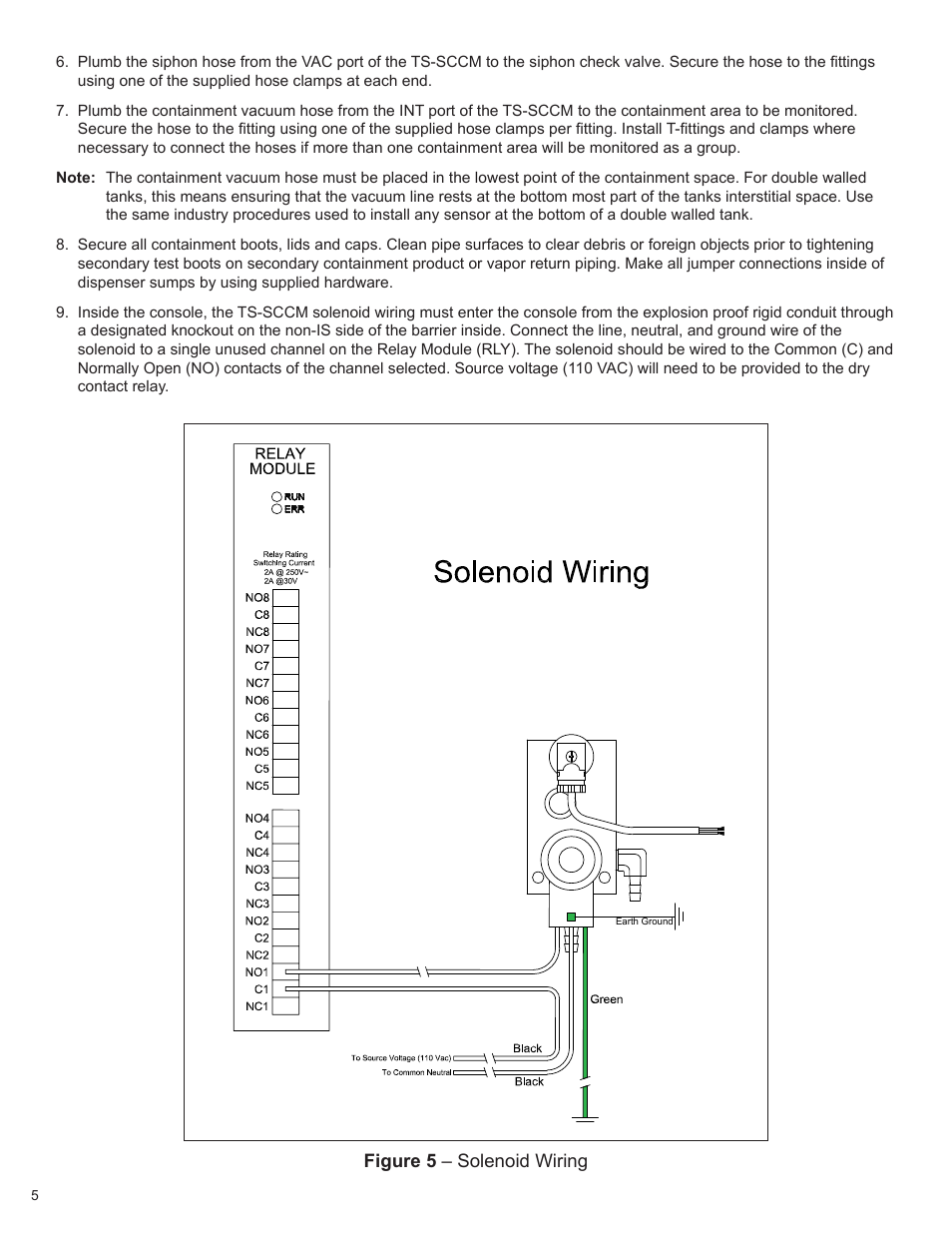 Franklin Fueling Systems TS-550/TS-5000 consoles Secondary Containment Monitoring User Manual | Page 8 / 28