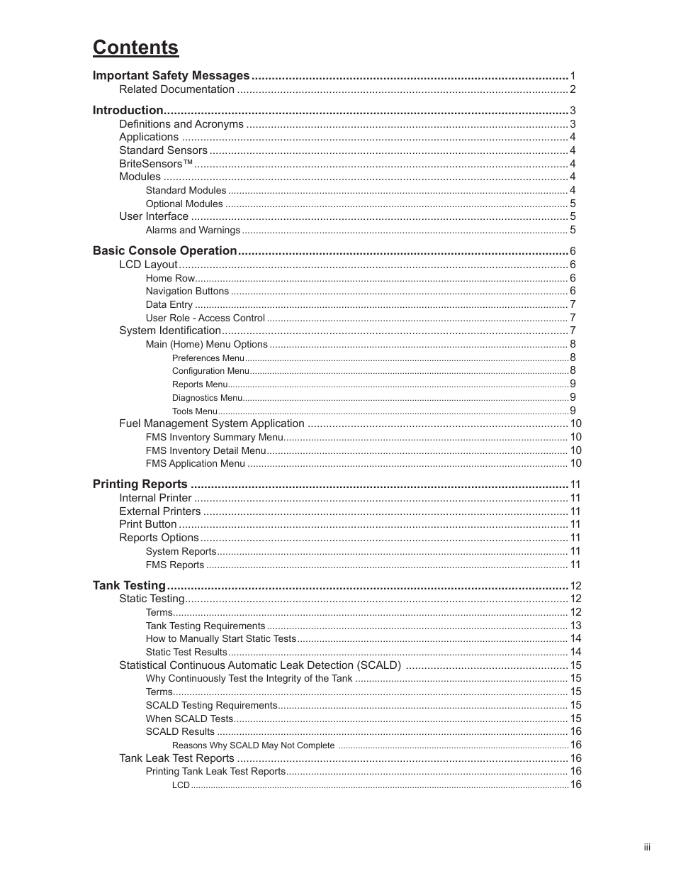 Franklin Fueling Systems T5 Series Fuel Management System Operators Guide User Manual | Page 3 / 46