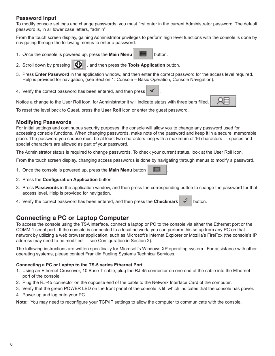 Connecting a pc or laptop computer | Franklin Fueling Systems T5 Tank Sentinel Programming Guide User Manual | Page 10 / 48