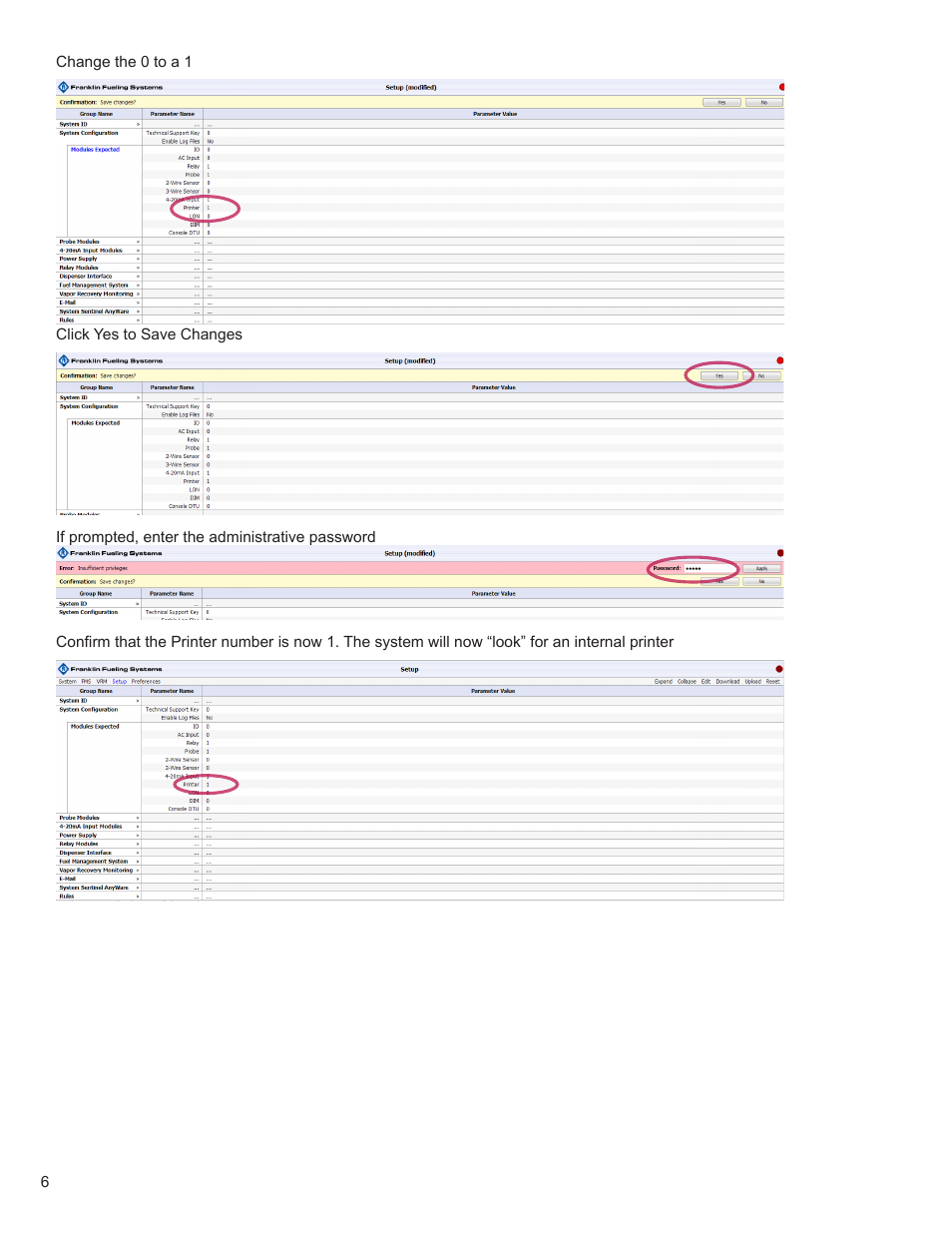 Franklin Fueling Systems TSSP-TMPTR Thermal Printer User Manual | Page 6 / 8