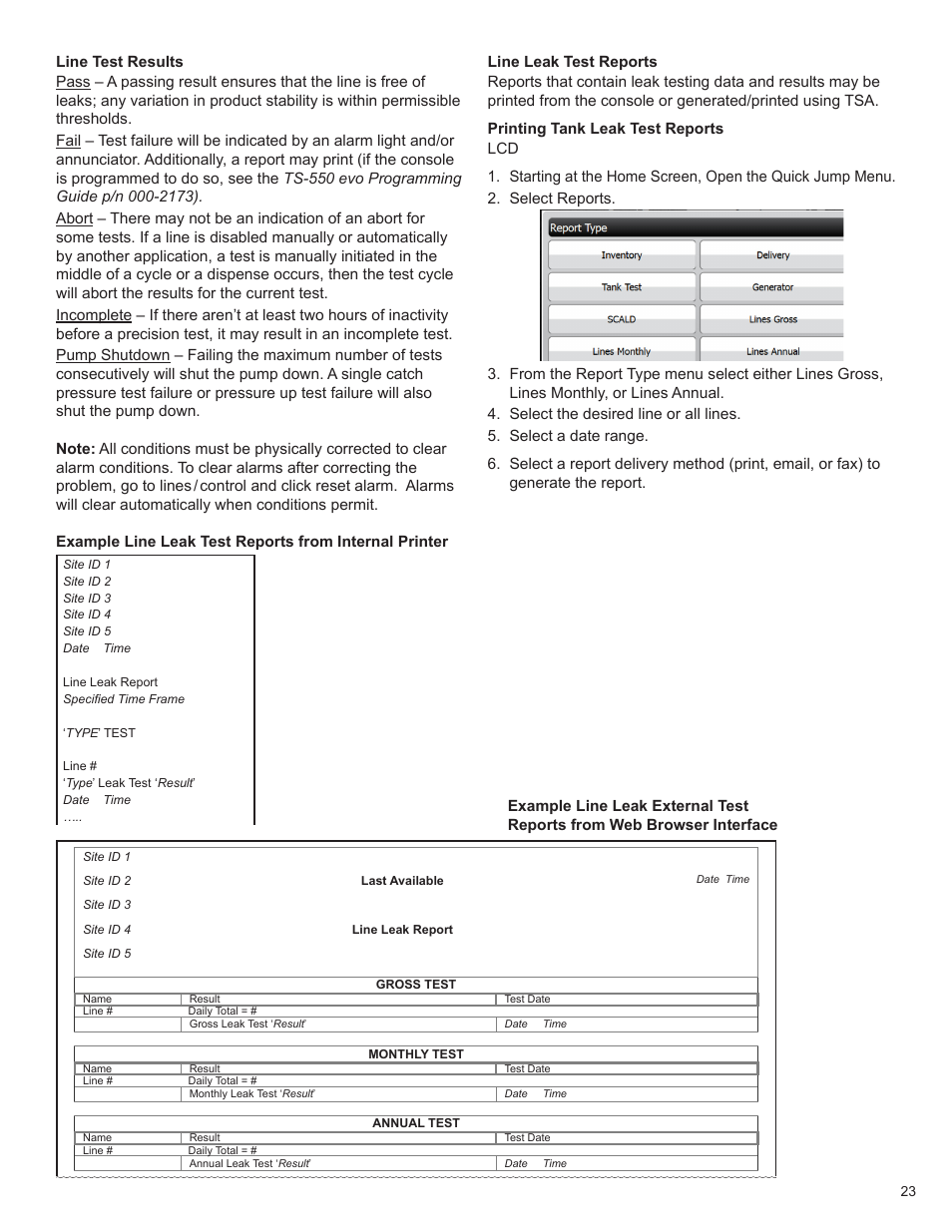 Franklin Fueling Systems TS 550 evo Fuel Management System Operators Guide User Manual | Page 27 / 48