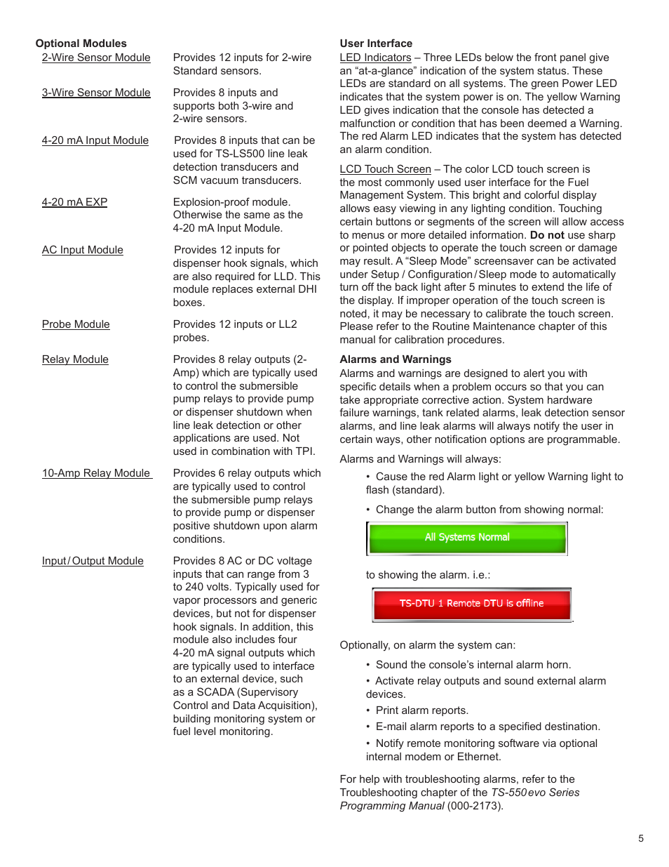 Franklin Fueling Systems TS 550 evo Fuel Management System Operators Guide User Manual | Page 9 / 48