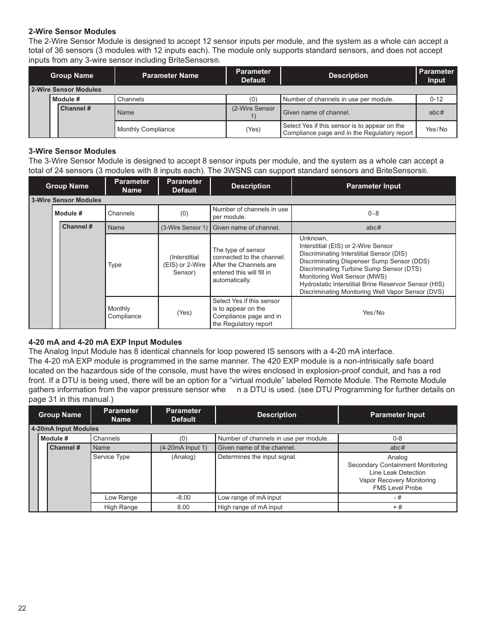 Franklin Fueling Systems TS 550 evo Fuel Management System Programming Guide User Manual | Page 22 / 54