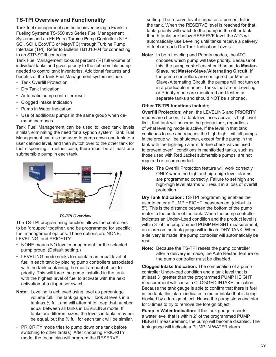 Franklin Fueling Systems TS 550 evo Fuel Management System Programming Guide User Manual | Page 39 / 54