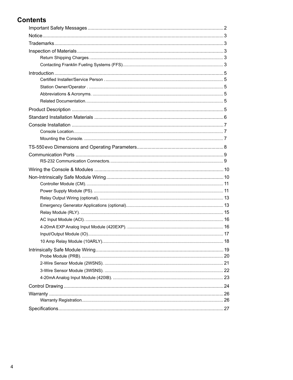 Franklin Fueling Systems TS 550 evo Fuel Management System Installation User Manual | Page 4 / 28