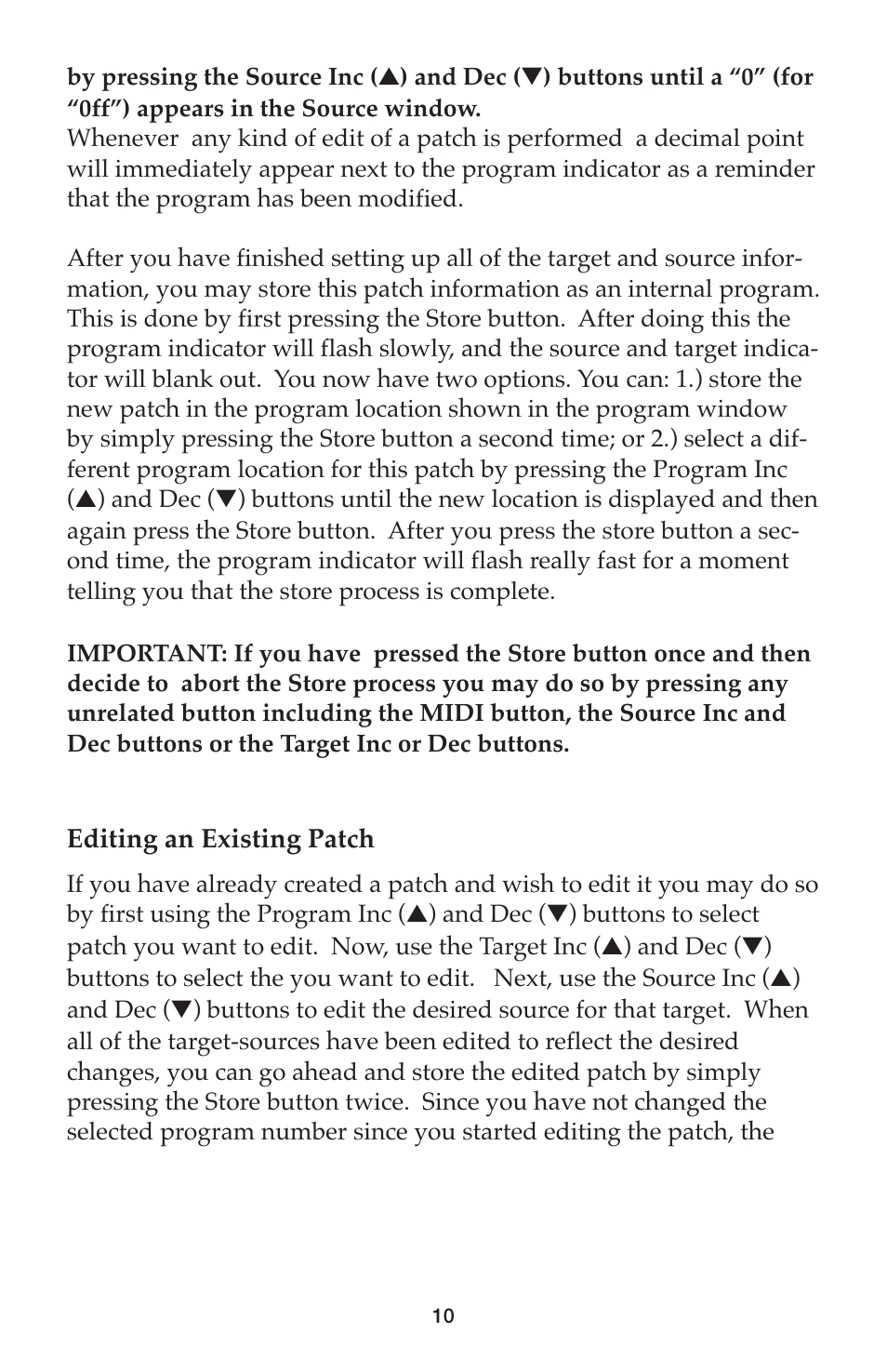 M-AUDIO DigiPatch User Manual | Page 10 / 20