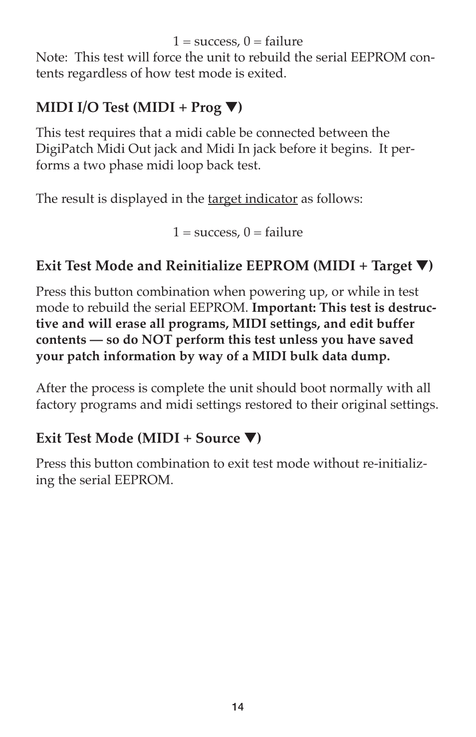 M-AUDIO DigiPatch User Manual | Page 14 / 20