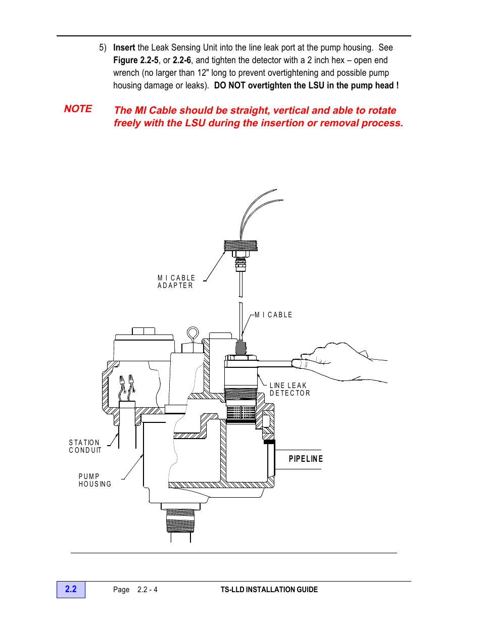 Note - 4 | Franklin Fueling Systems TS-LLD Installation Manual User Manual | Page 22 / 86