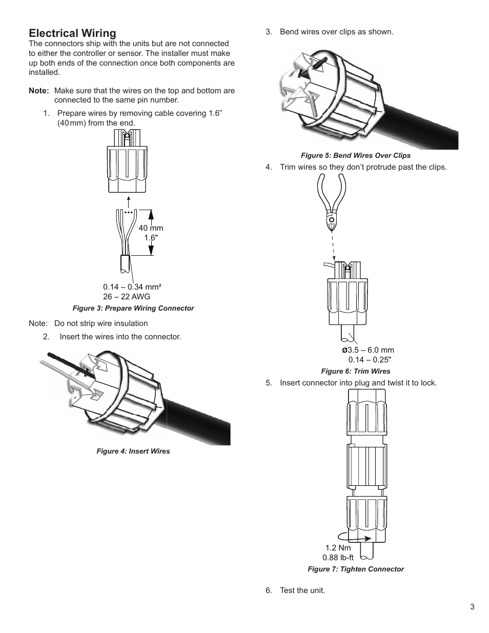 Electrical wiring | Franklin Fueling Systems S404 Liquid Sensor User Manual | Page 3 / 4