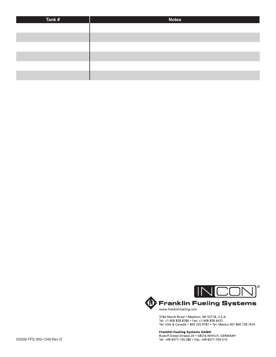 Franklin Fueling Systems TSP-MWS User Manual | Page 4 / 4