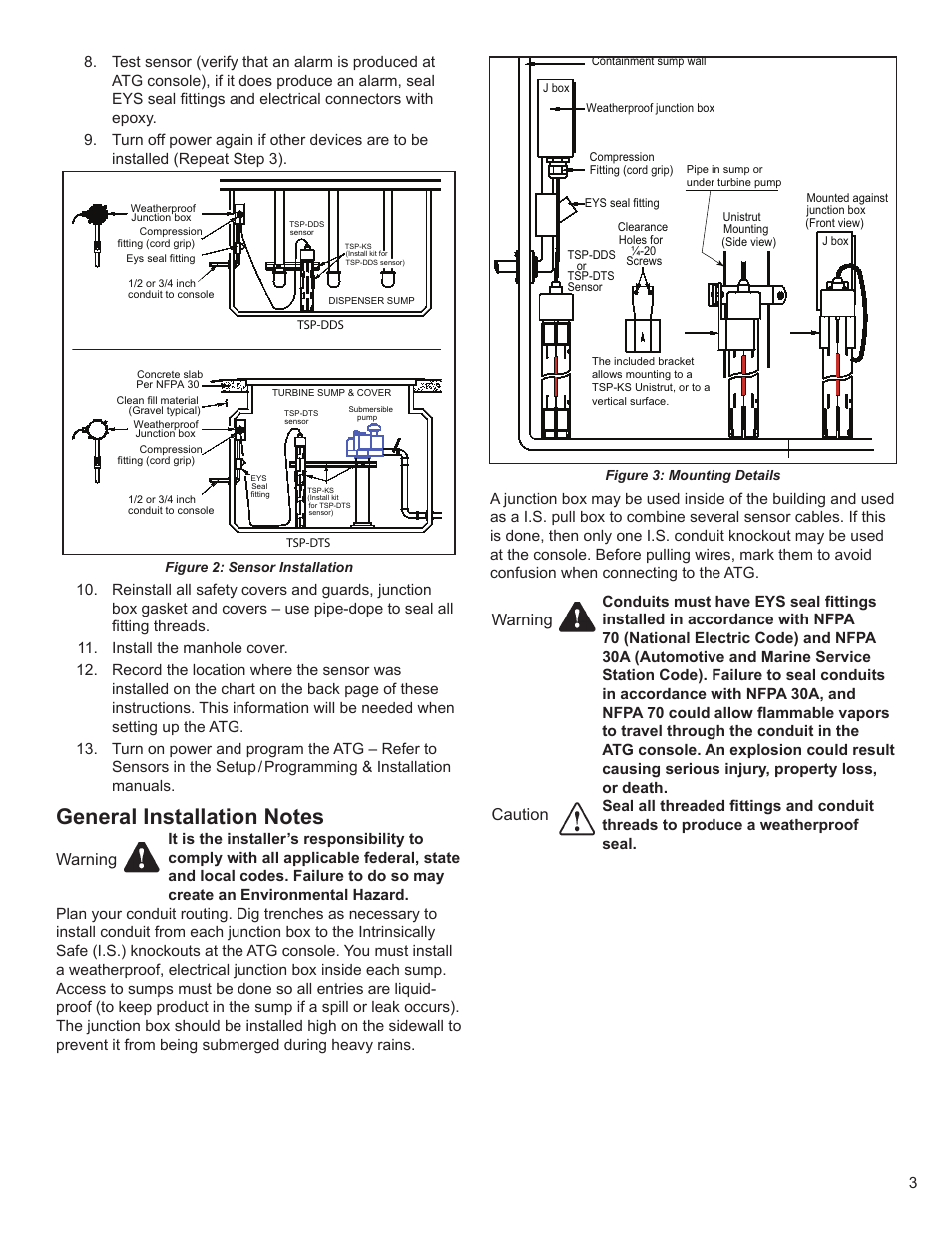 Caution warning caution warning caution warning | Franklin Fueling Systems TSP-DDS User Manual | Page 3 / 4