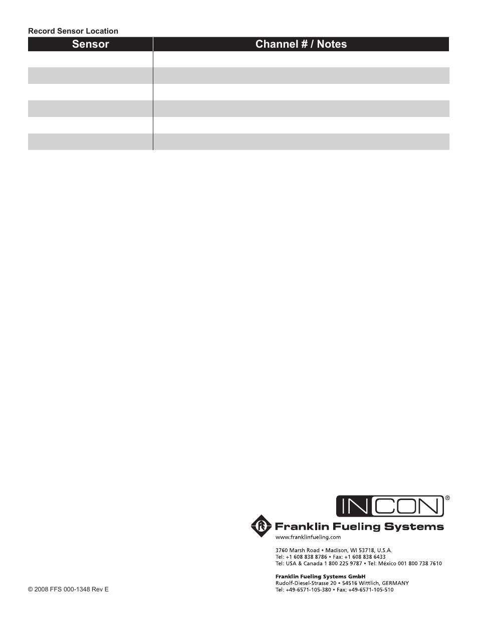 Franklin Fueling Systems TSP-HIS User Manual | Page 4 / 4