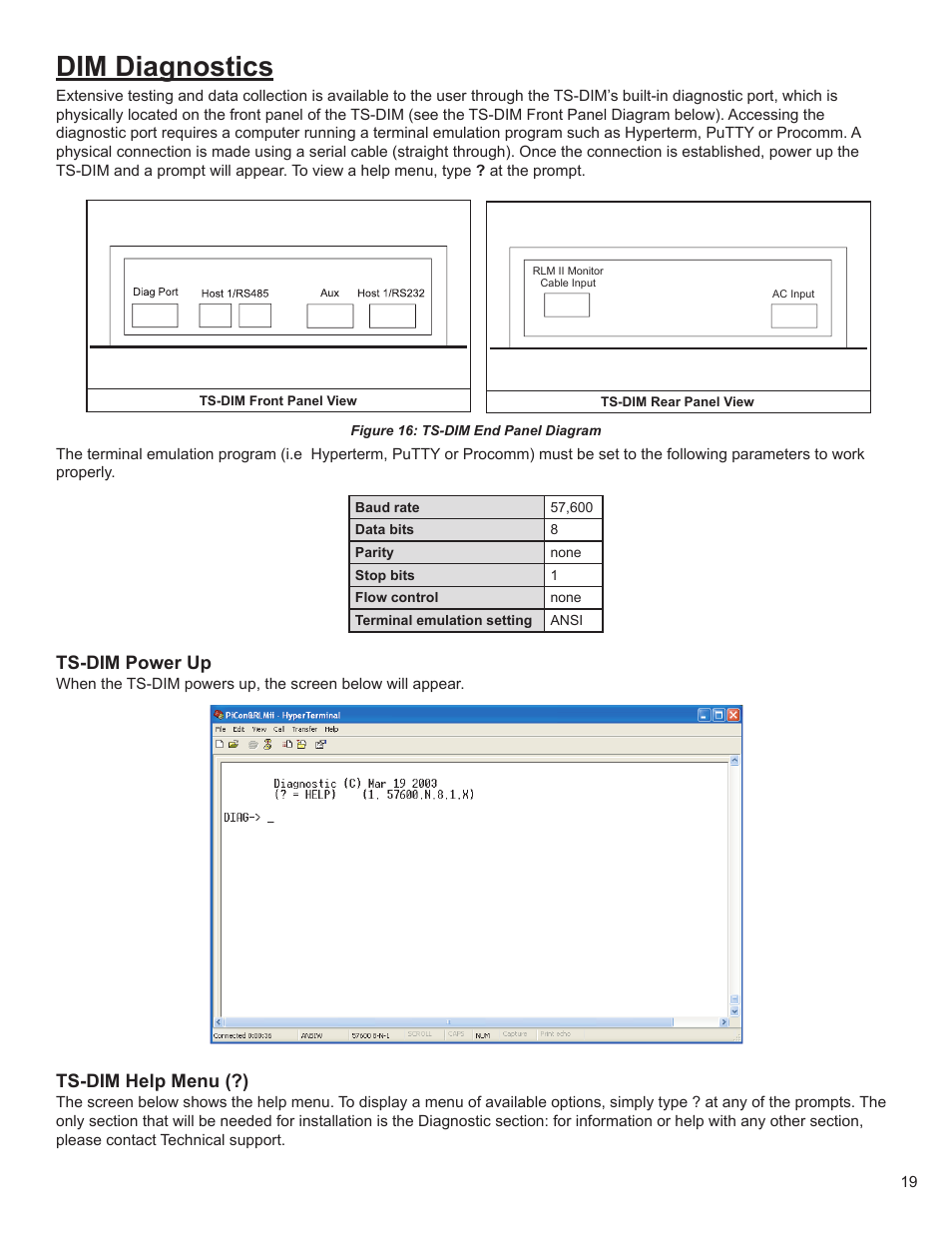 Dim diagnostics | Franklin Fueling Systems TS-DIM User Manual | Page 19 / 30