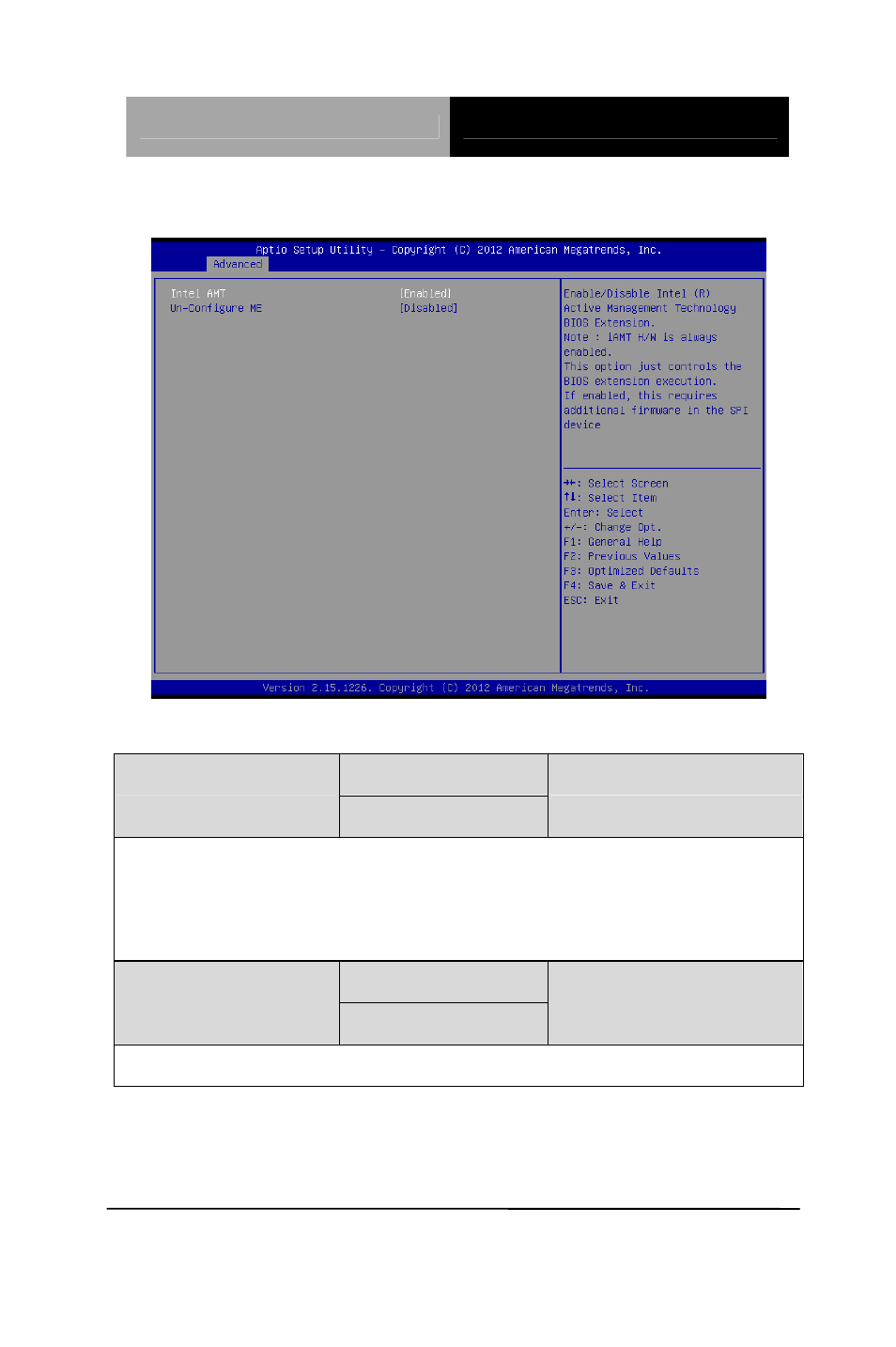 Amt configuration | AAEON PCM-QM77 User Manual | Page 97 / 172