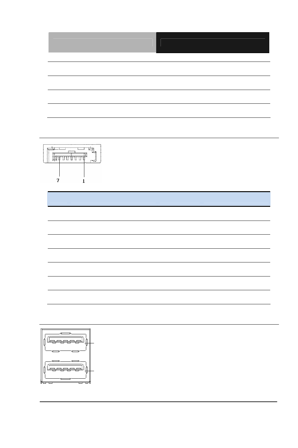 53 sata connector (sata2), 54 stack usb connector (usb1) | AAEON EPIC-CV07 User Manual | Page 60 / 128