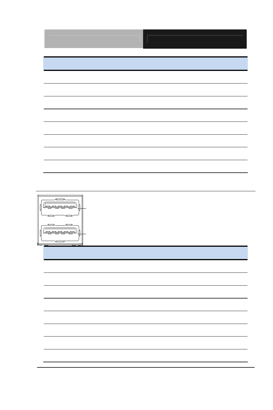 55 stack usb connector (usb2) | AAEON EPIC-CV07 User Manual | Page 61 / 128