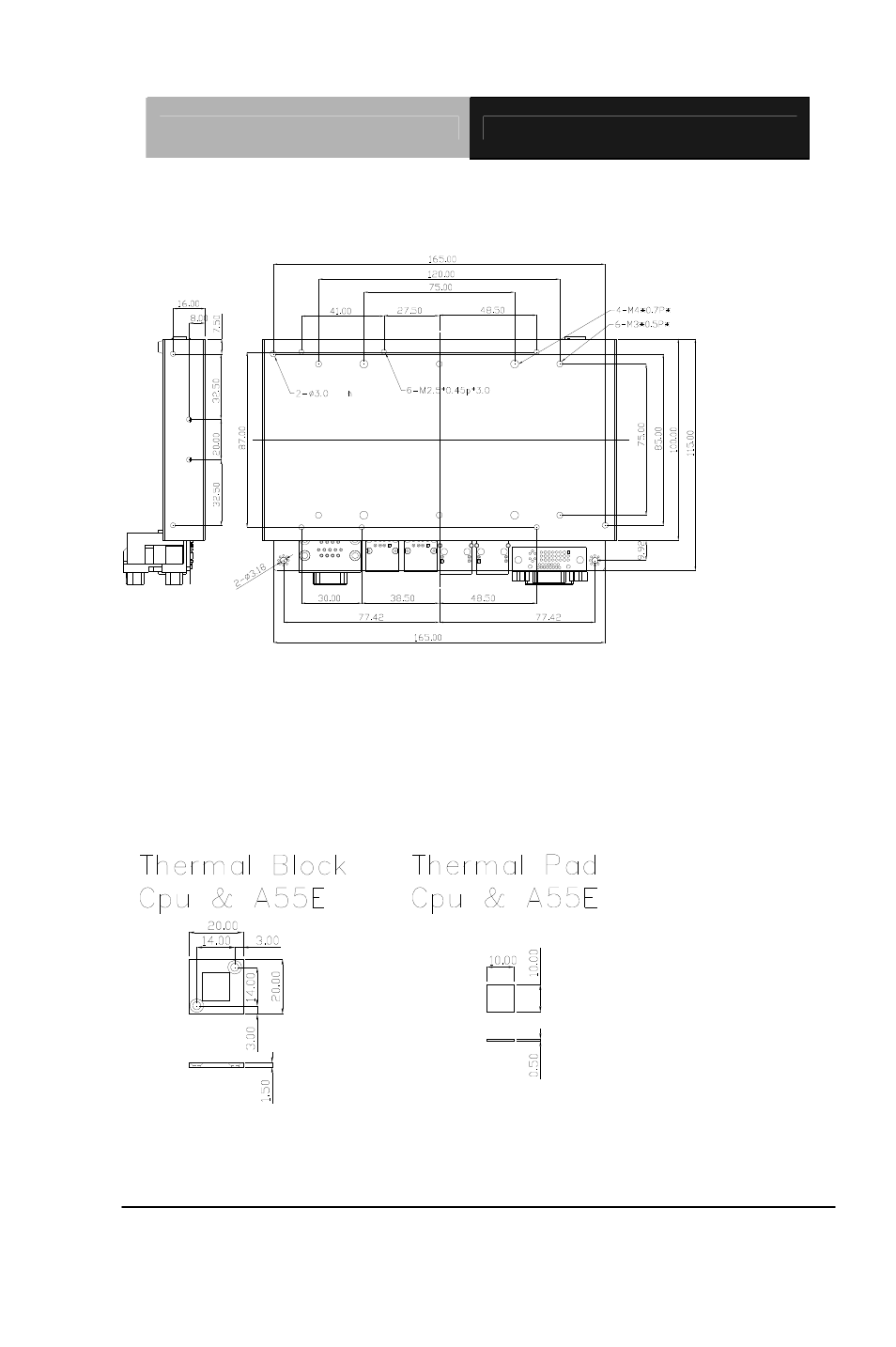Heatsink, Thermal block and pad | AAEON EPIC-HD07 User Manual | Page 21 / 97