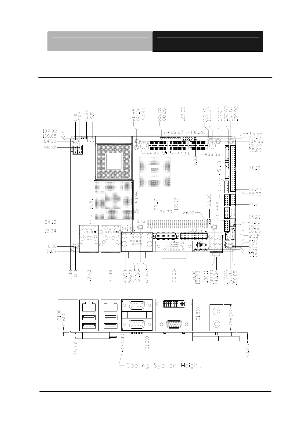 3 mechanical drawing component side | AAEON EPIC-9456 User Manual | Page 18 / 59