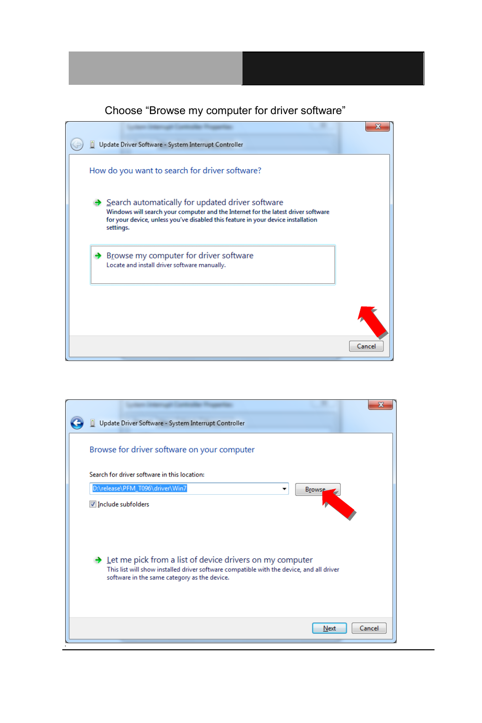 AAEON PFM-T096P User Manual | Page 24 / 41